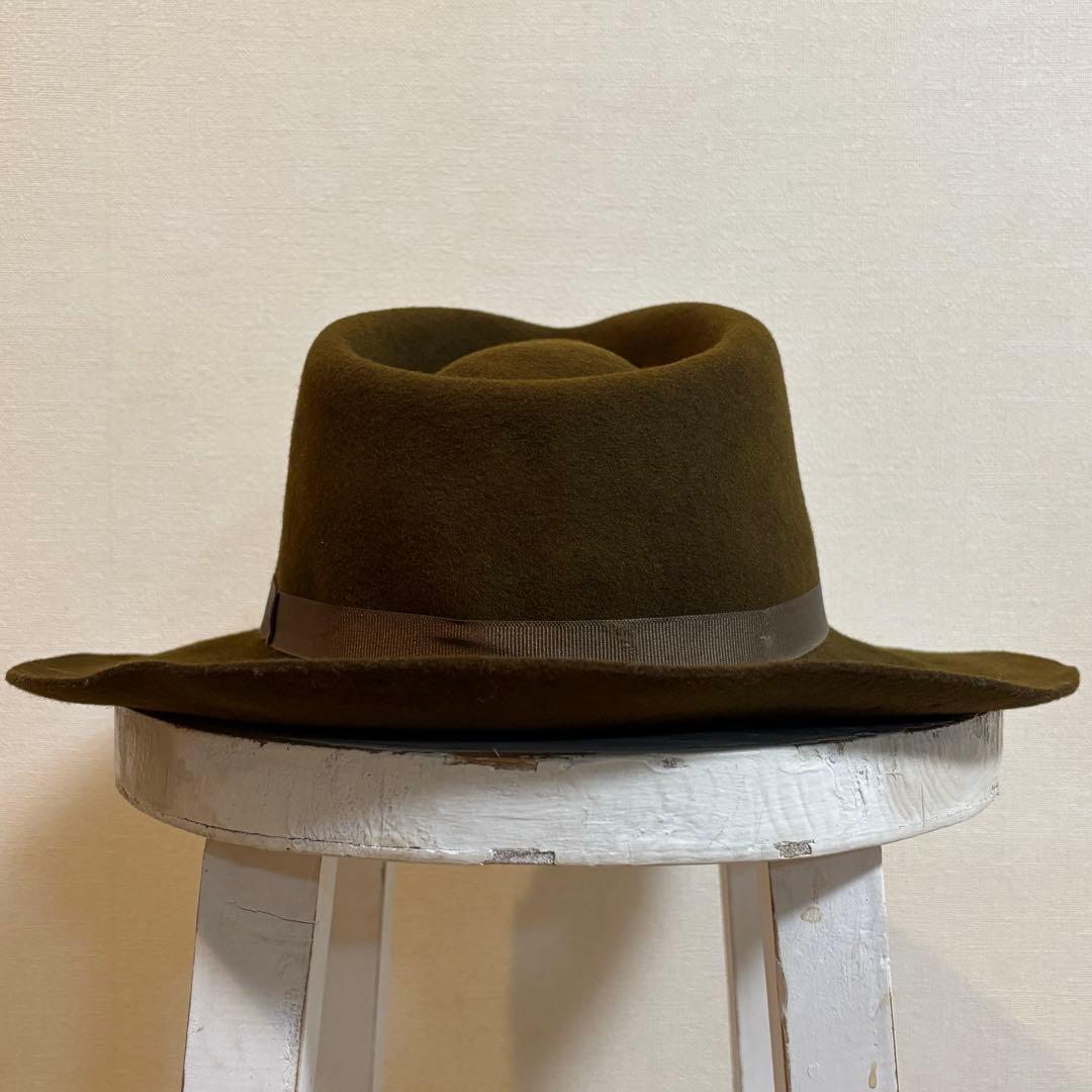 ポロ　ラルフローレン　中折れ帽　アメリカ製　58cm