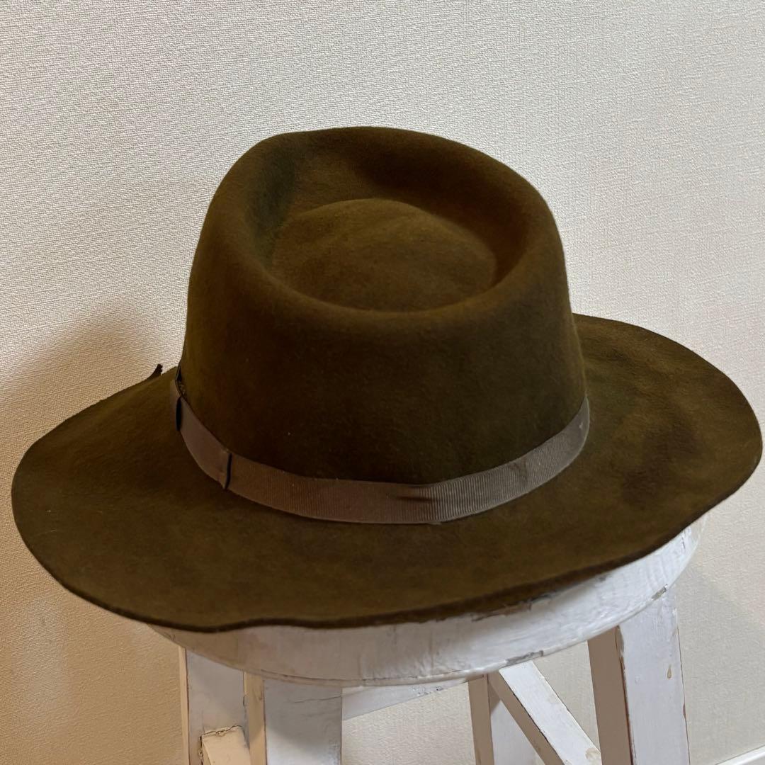 ポロ　ラルフローレン　中折れ帽　アメリカ製　58cm