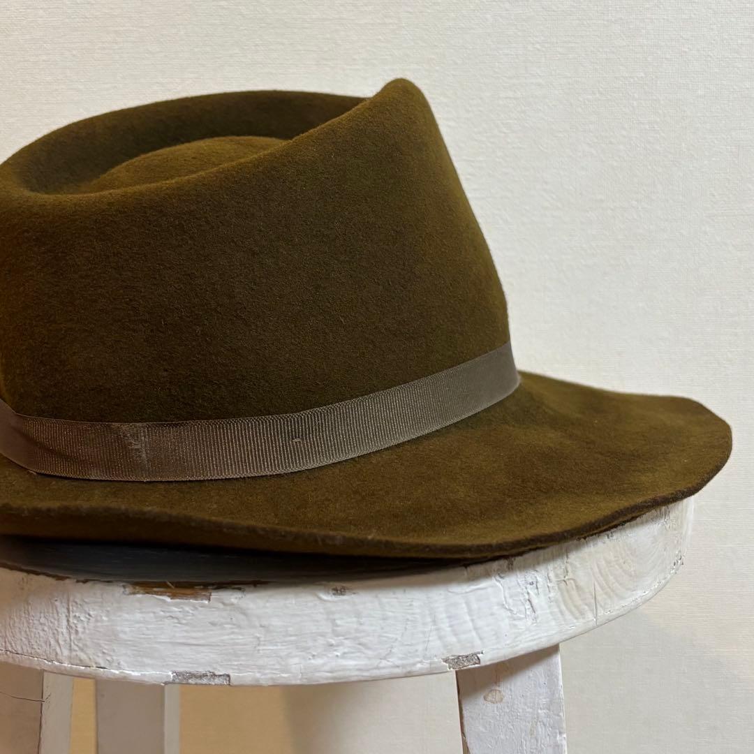 ポロ　ラルフローレン　中折れ帽　アメリカ製　58cm