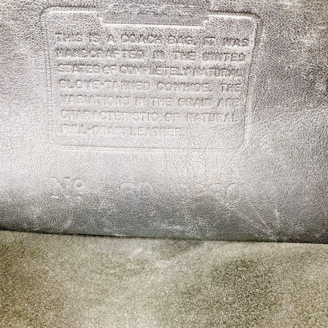 ✨美品✨COACH コーチ ターンロック エルゴ トートバッグ ブラック レザー