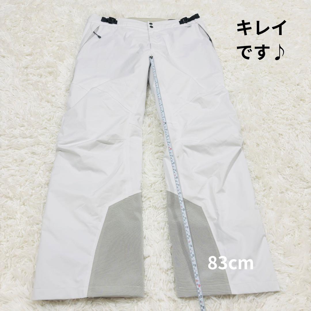 ◆503　良品　モンベル　ドライテックインシュレーテッド　ライトパンツ　白　Ｍ