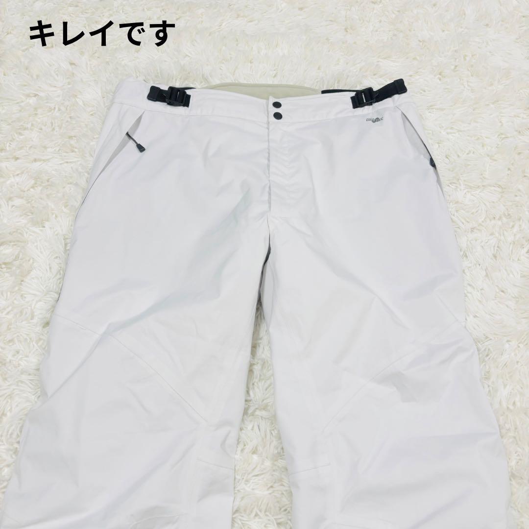 ◆503　良品　モンベル　ドライテックインシュレーテッド　ライトパンツ　白　Ｍ