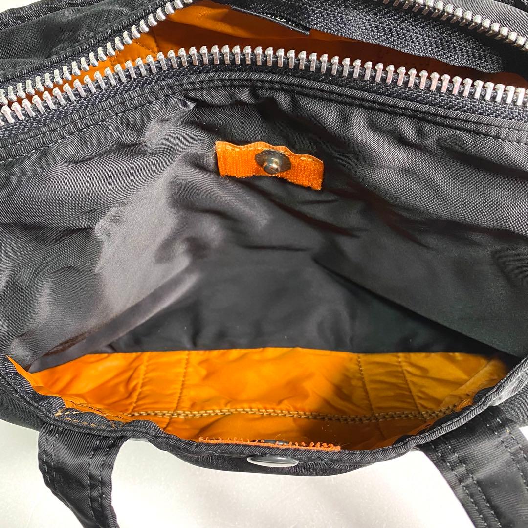 美品✨Porter タンカー ミニボストン バック 黒 ナイロン ドラムバック