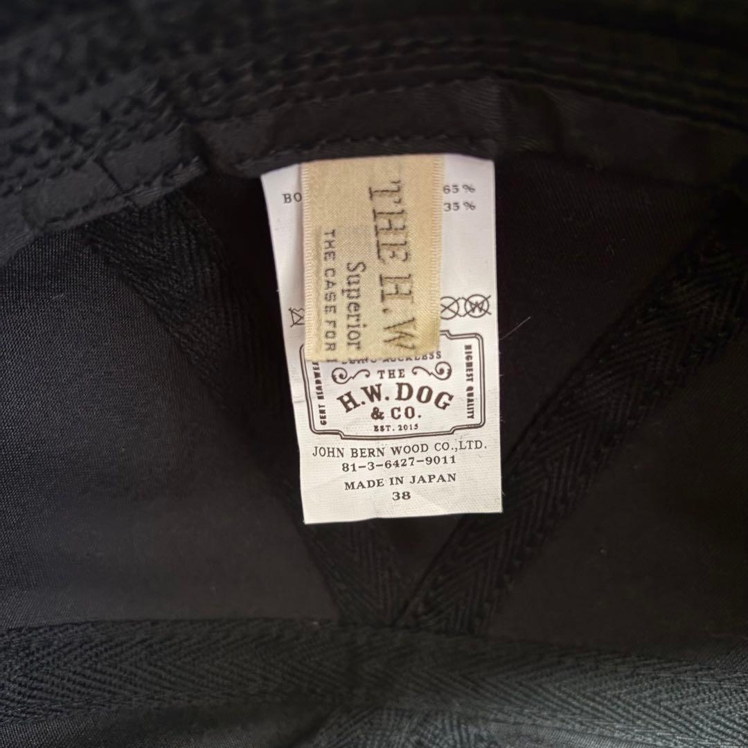 帽子 THE H.W.DOG&CO. SAILOR HAT BLACK