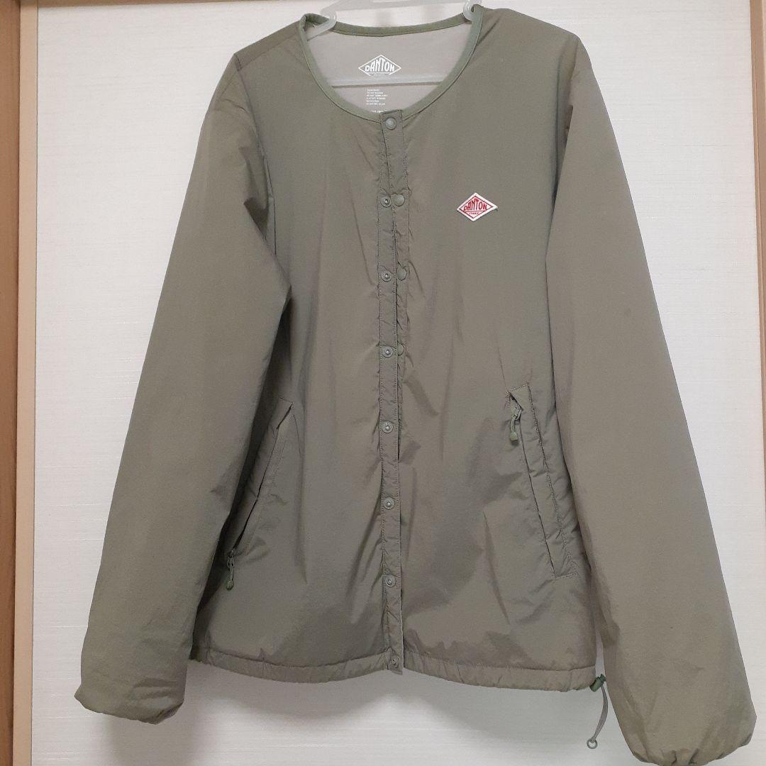 DANTON ダントン インサレーション ノーカラーナイロンジャケット 42