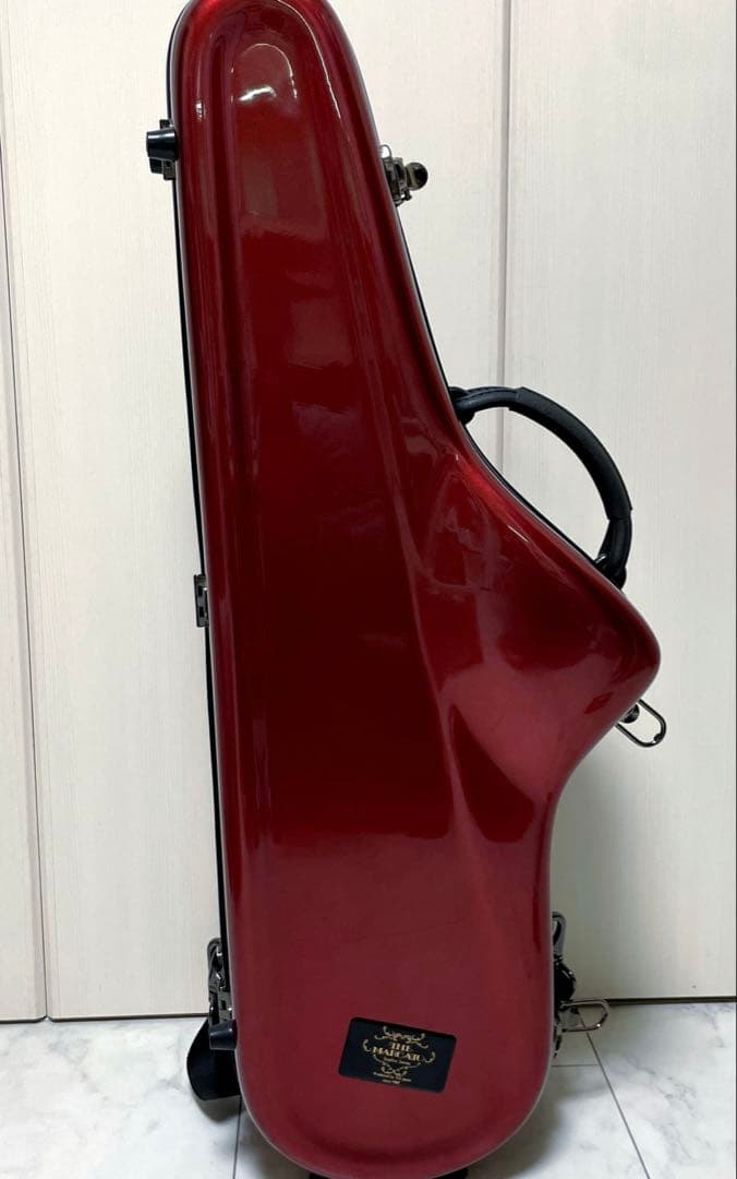 テナーサックス　ハードケース 赤　marcato