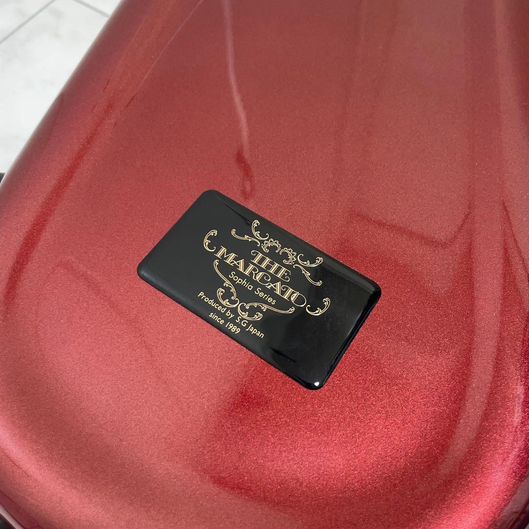 テナーサックス　ハードケース 赤　marcato