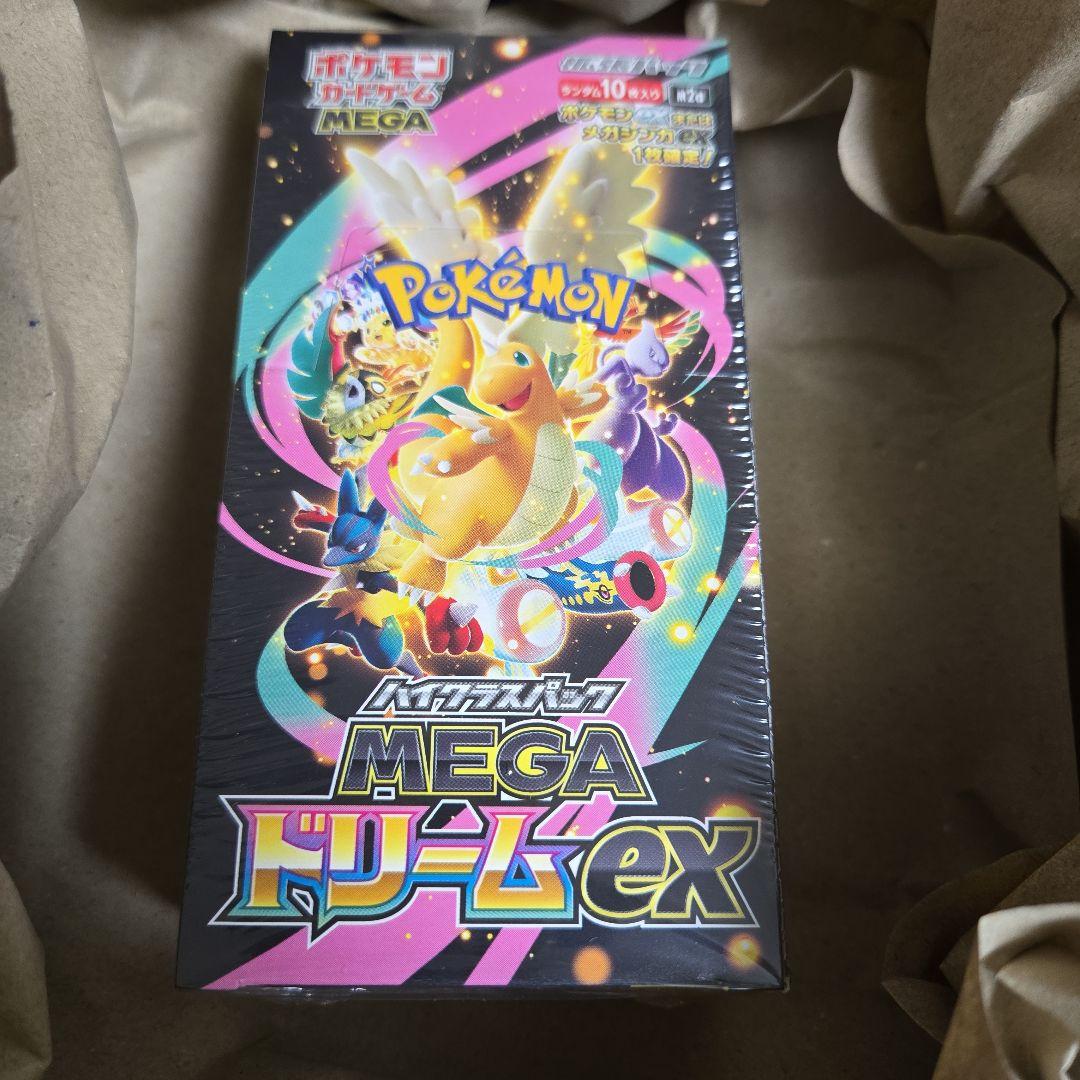 ポケモンカードゲーム MEGA ドリームex シュリンク付き　１BOX