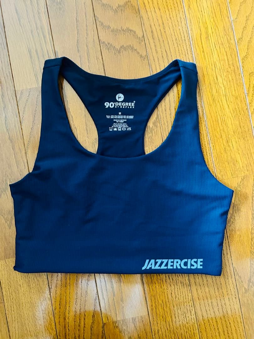 美品 JAZZERCIZE スポーツウェアセット ネイビー