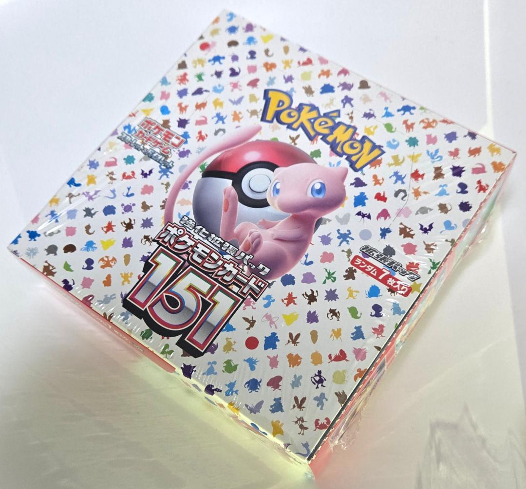 ポケモンカード151 1BOX 未開封 シュリンク付き 美品