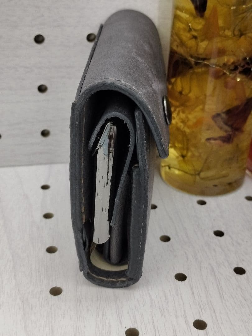 キャッチャー財布　本革財布　ハンドメイド　ケース