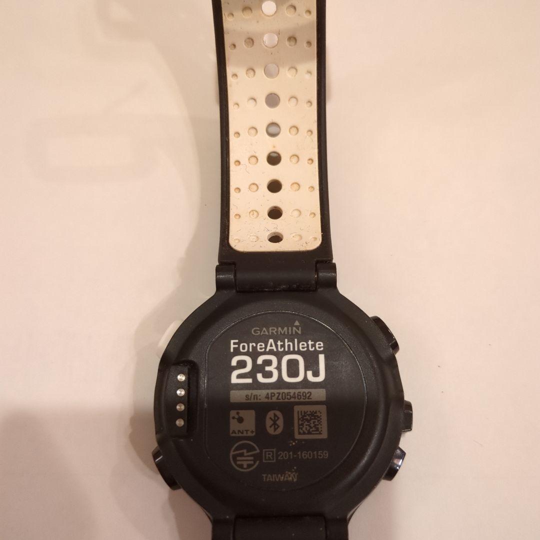 GARMIN ブラック 充電ケーブル付き foreathlete 230J