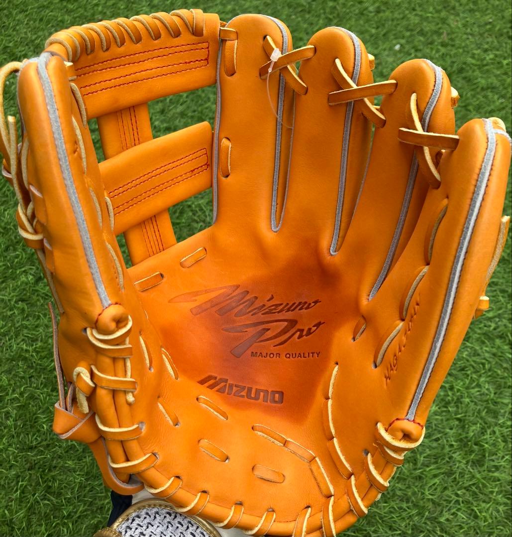 HAGA 坂本型　ミズノプロ　硬式　内野　グローブ　定価 69,300円