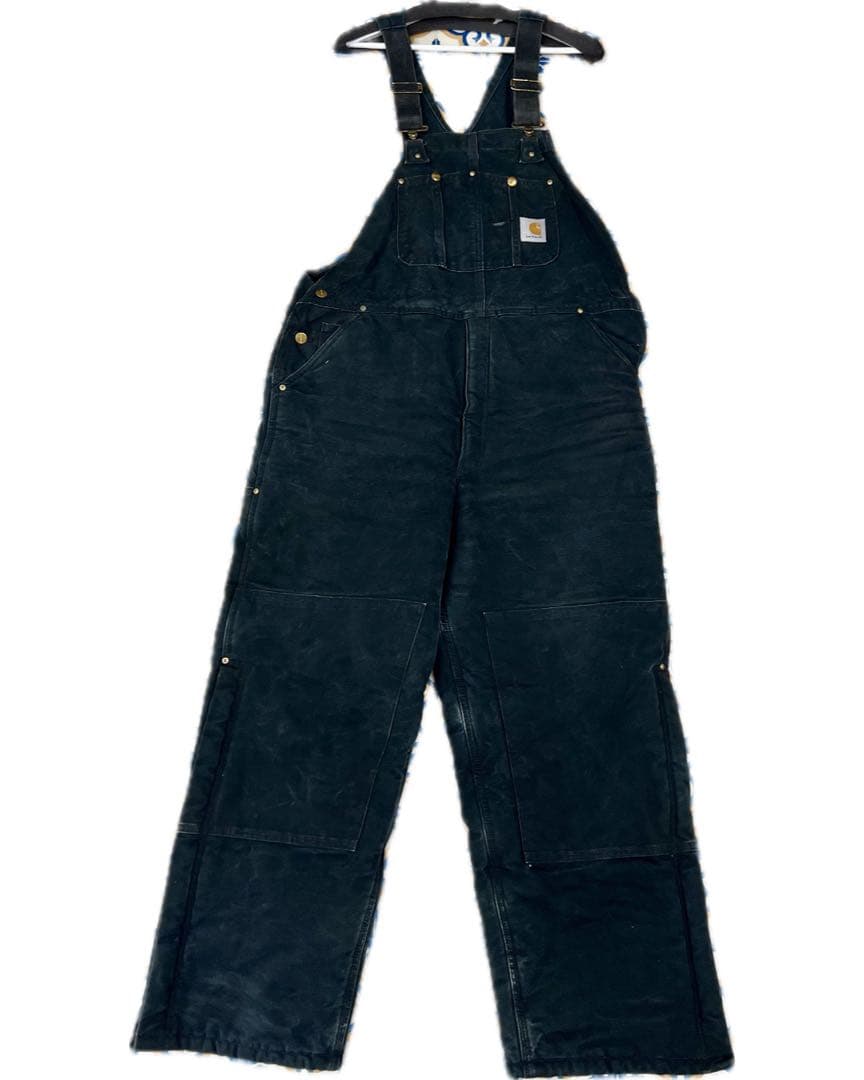 USA製 輸入古着 Carhartt ブラックオーバーオール