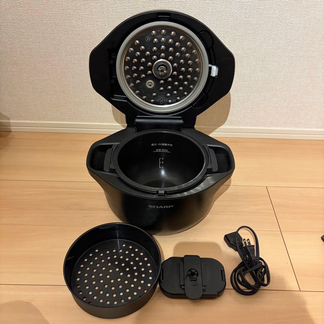 シャープ ヘルシオ 電気調理鍋 ブラック KN-HW16G-B