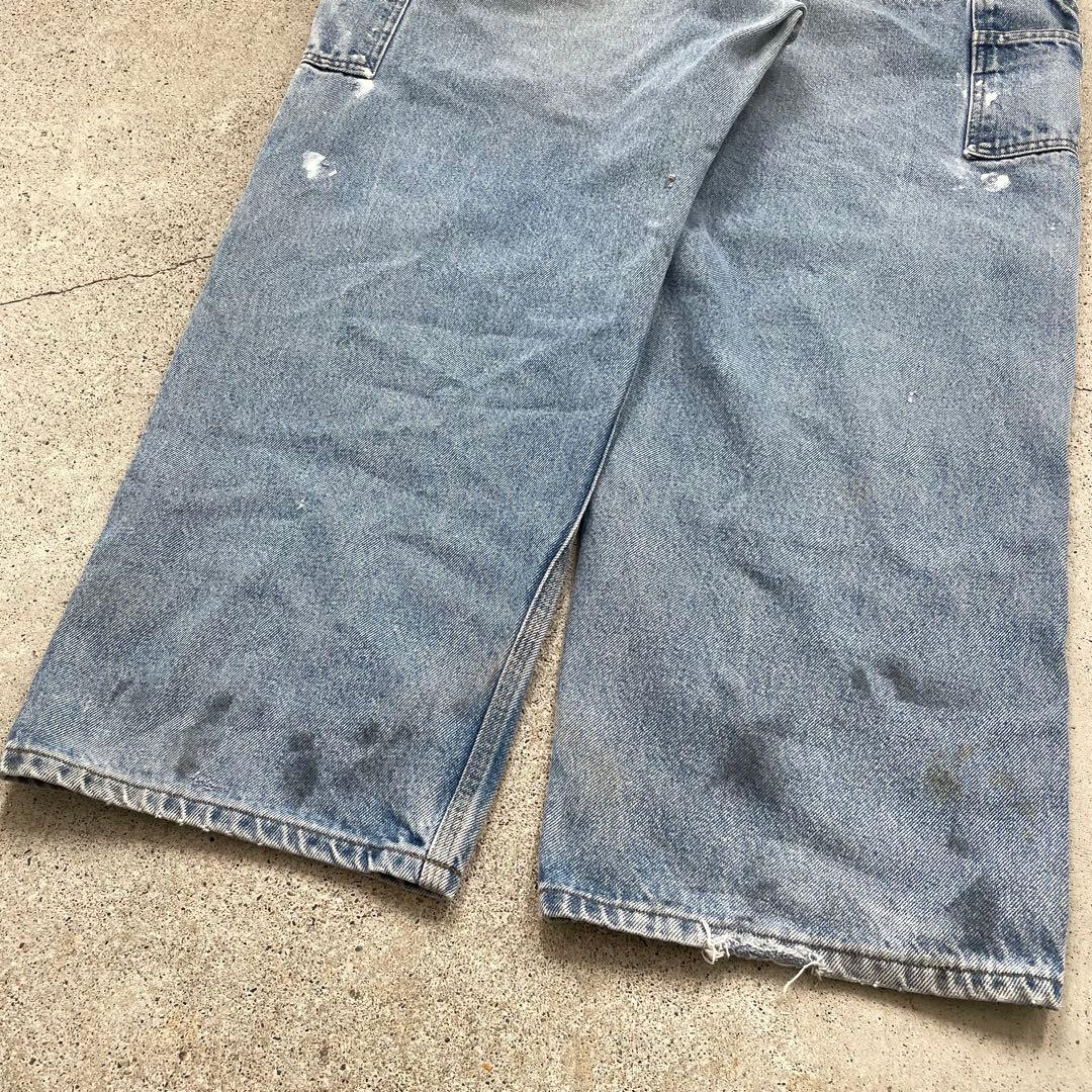 USA Carhartt ダブルニージーンズ バギーデニム フェード ワイドレグ