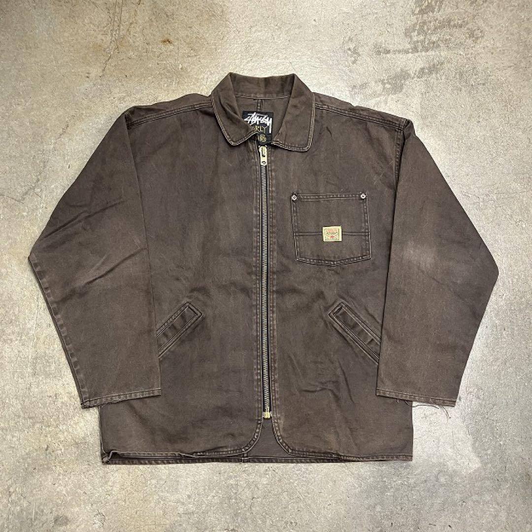 ジャケット・アウター STUSSY BURLY GEAR JACKET 1990'S OLD
