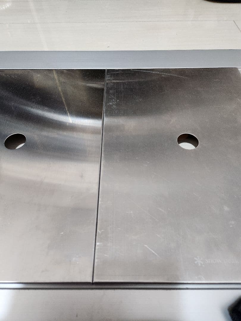  peak アイアングリルテーブル 収納バッグ付き