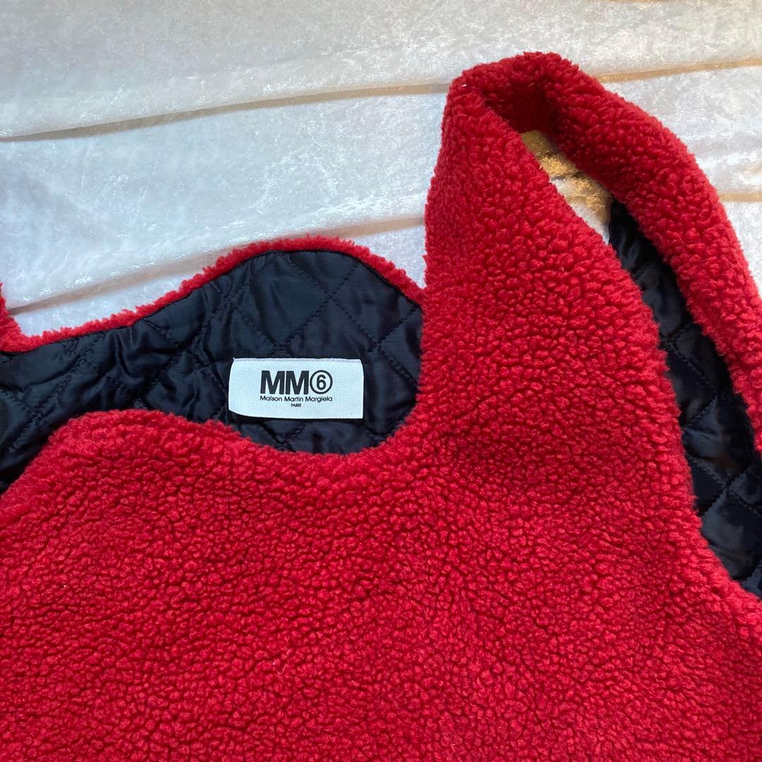 MM6 エムエムシックス　ボア　バッグ　レッド　トート
