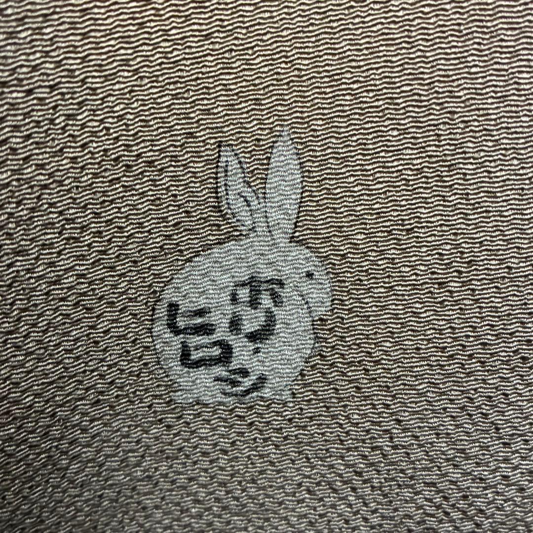 D113訪問着 ホリヒロシ 葵 刺繍 縫い紋 正絹着物 袷 しつけ糸未使用極美品