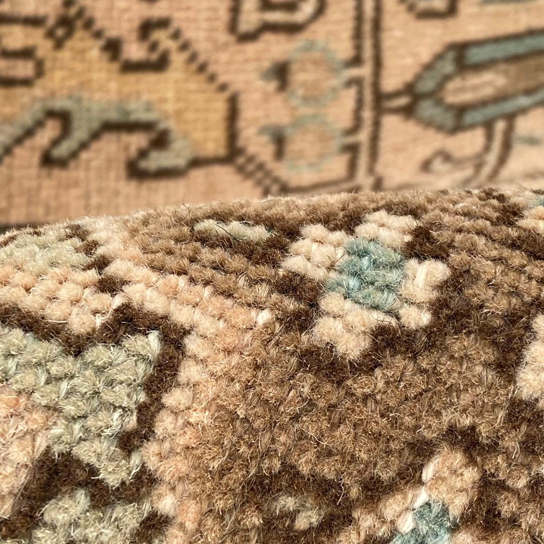 トルコ ヴィンテージラグ ラウンド サークル ターキッシュラグ