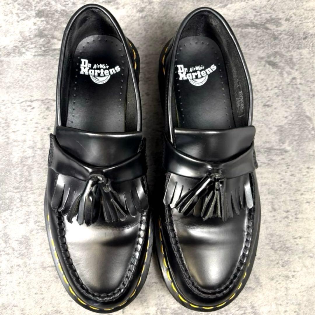 【美品】UK8（27cm）ドクターマーチン タッセルローファー エイドリアン厚底