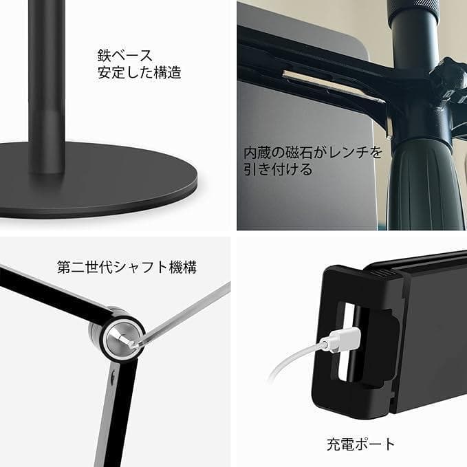 viozon 3-in-1 Selfieタブレット&携帯電話ライブスタンド