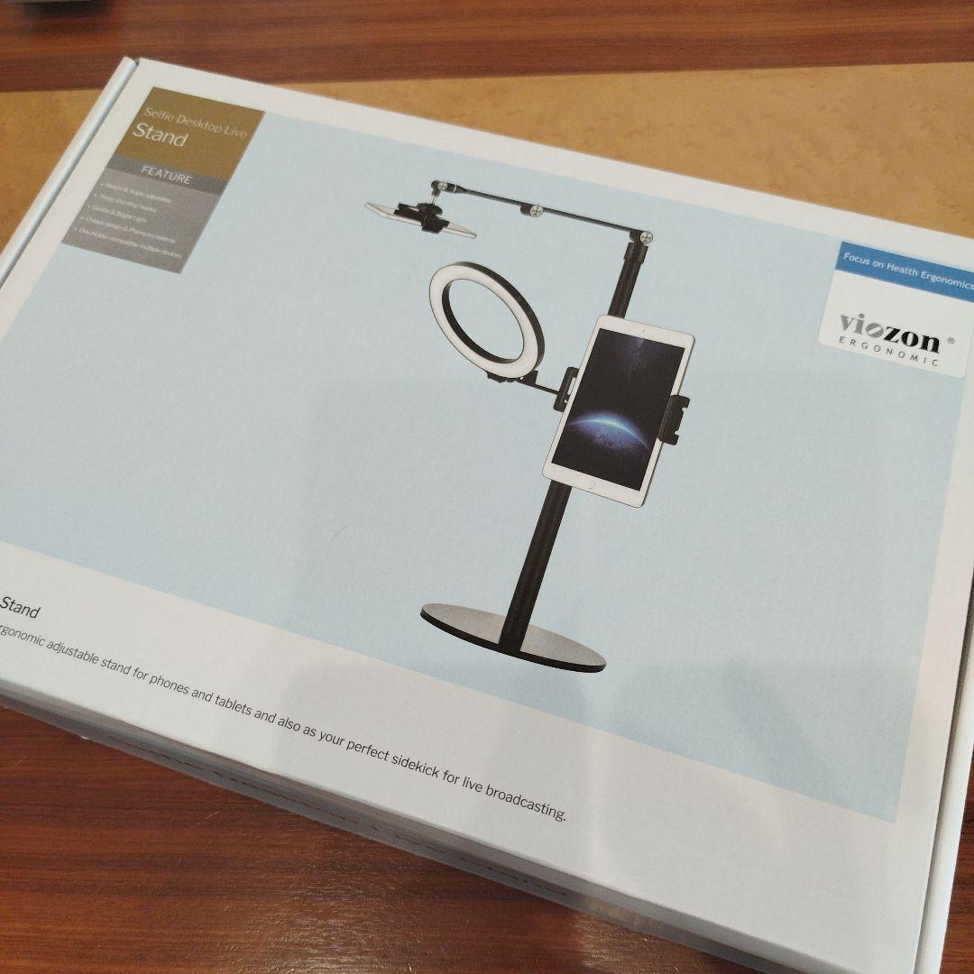 viozon 3-in-1 Selfieタブレット&携帯電話ライブスタンド