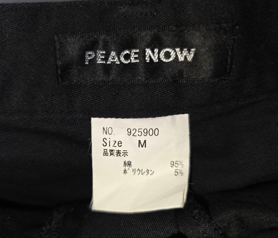 PEACE NOW 蝙蝠襟　ブラックショートパンツ　キュロット
