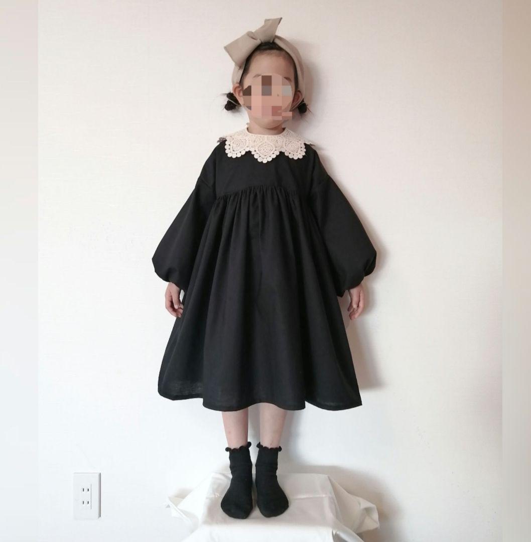 りか　110 ハンドメイド　フォーマル　ワンピ入園式8090100120