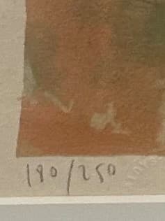 クレール・アステックス　版画リトグラフ 美術品絵画女性アート