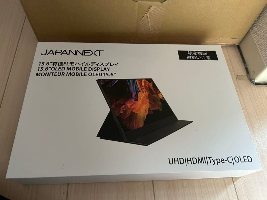 JAPANNEXT JN-MD-OLED156UHDR モバイルディスプレイ