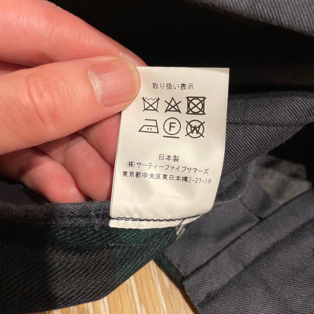 アナトミカ　ブラックウォッチ　チェック　スラックス ベルナールザンス