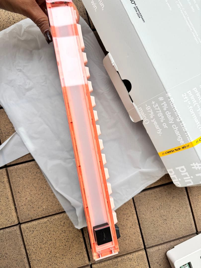 キーボード 本体Melgeek Made68 pro ピンク 新品