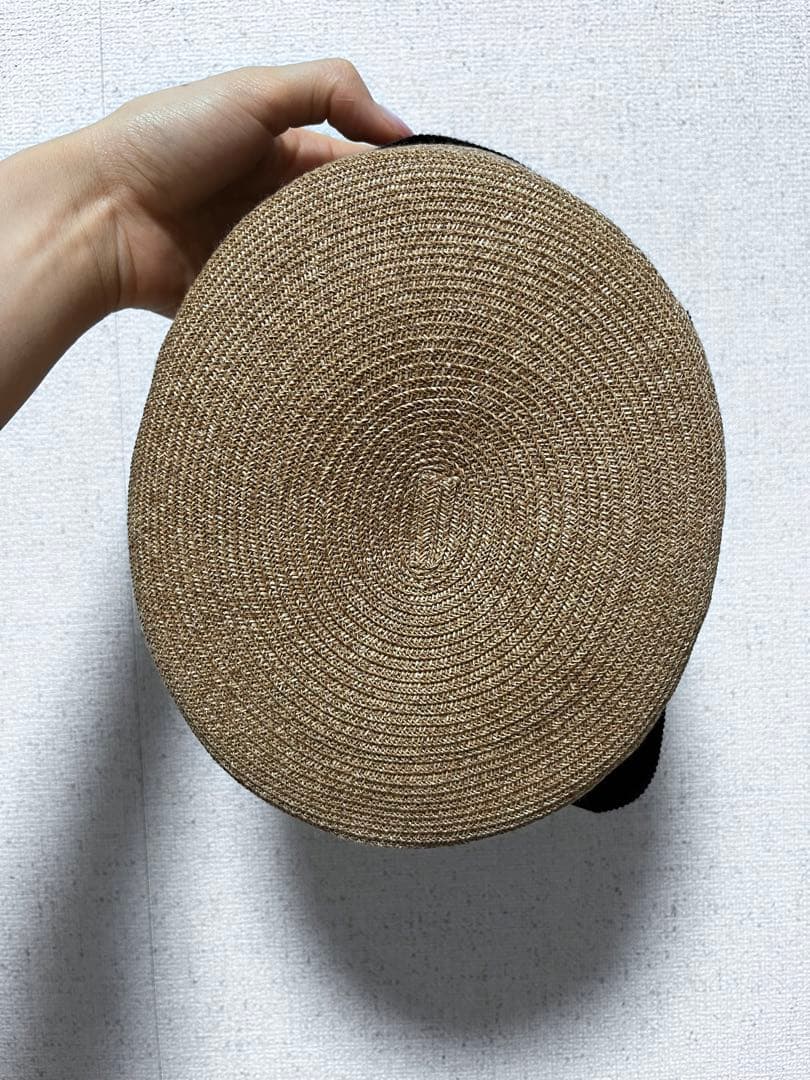 【ca4la】リボン付きキャスケット