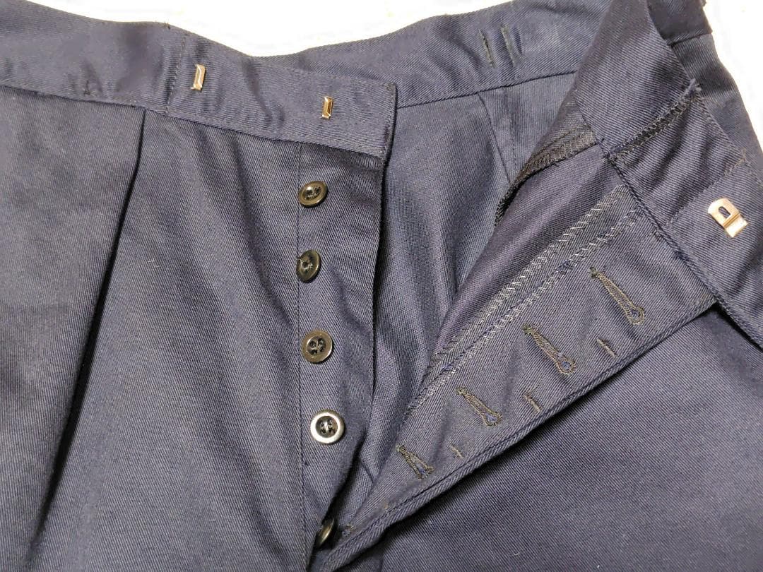 ヴィンテージ　イギリス海軍　Working Dress Trousers　綿