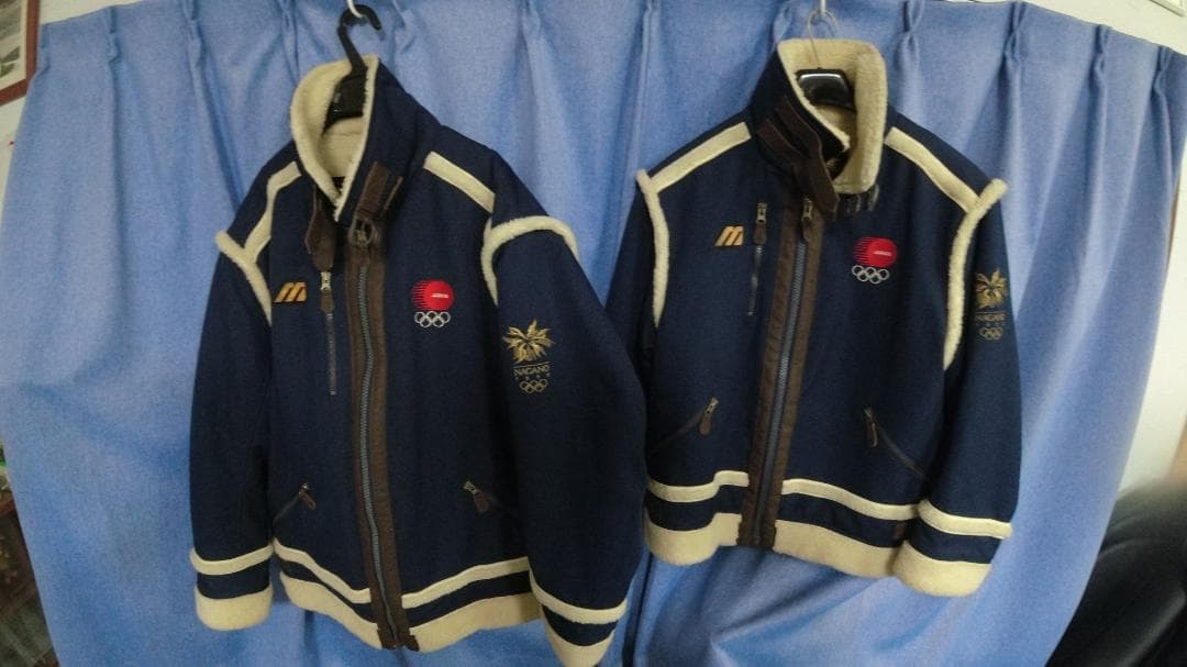 長野オリンピック公式ジャケット【親子用】OサイズとSサイズ