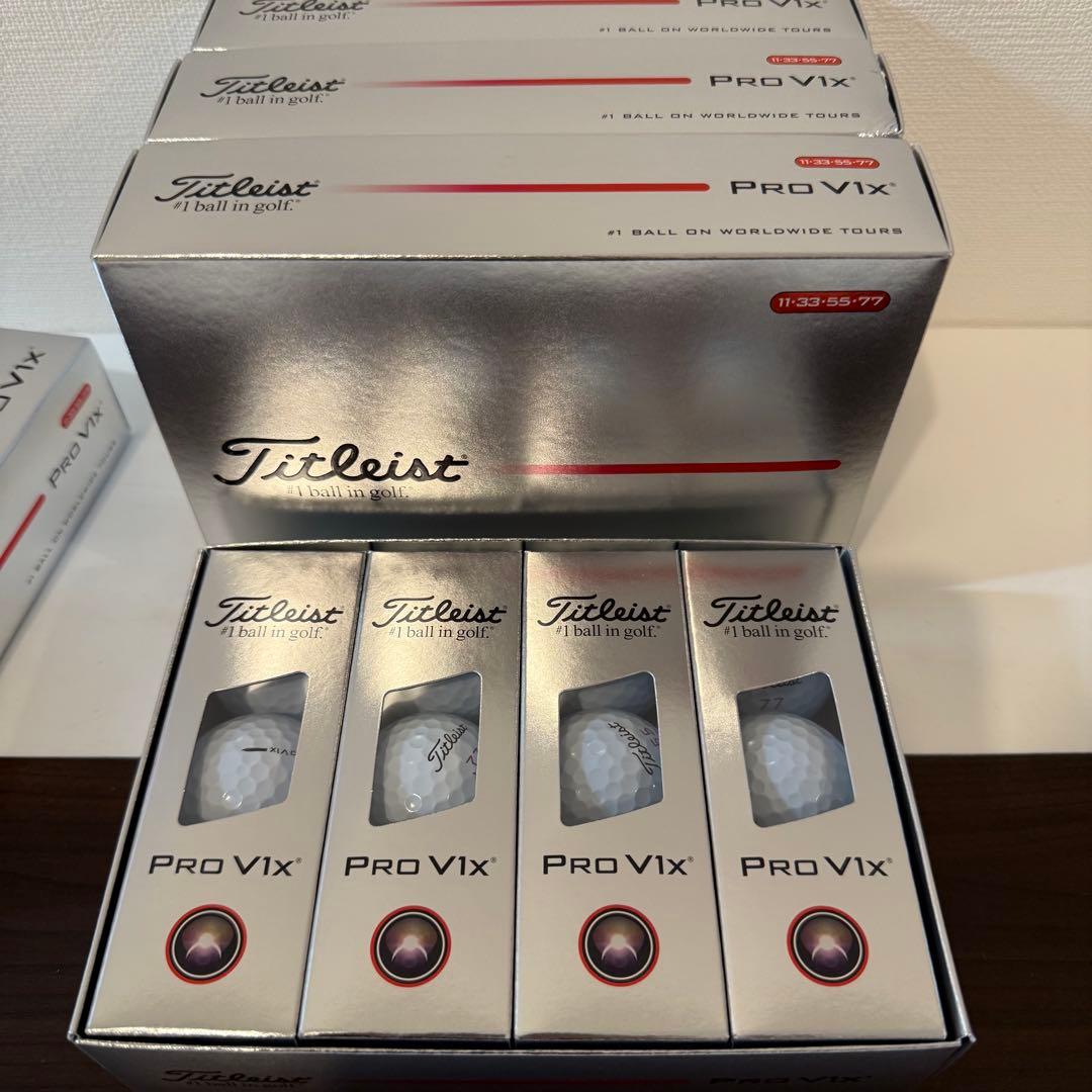 2025タイトリスト v1x ダブルナンバー4ダース
