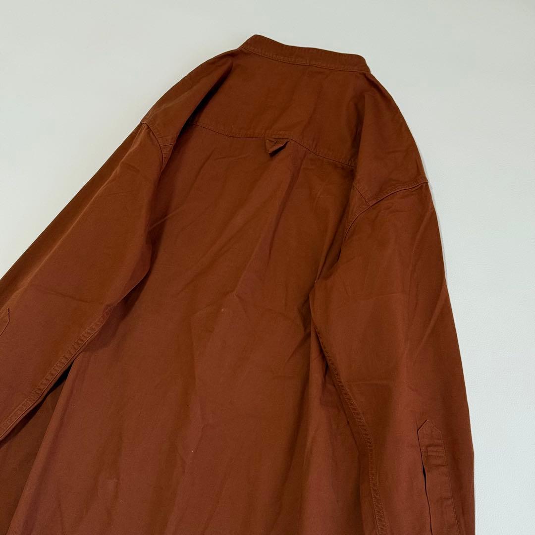 2024✨ MHL. SOFT DENSE COTTON バンドカラーワンピース