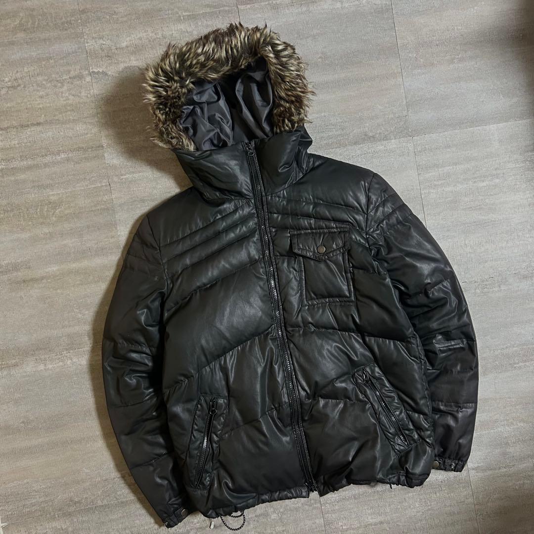 PPFM y2k ファーダウンジャケット グランジ 平成 肉厚 ギャル男 お兄系