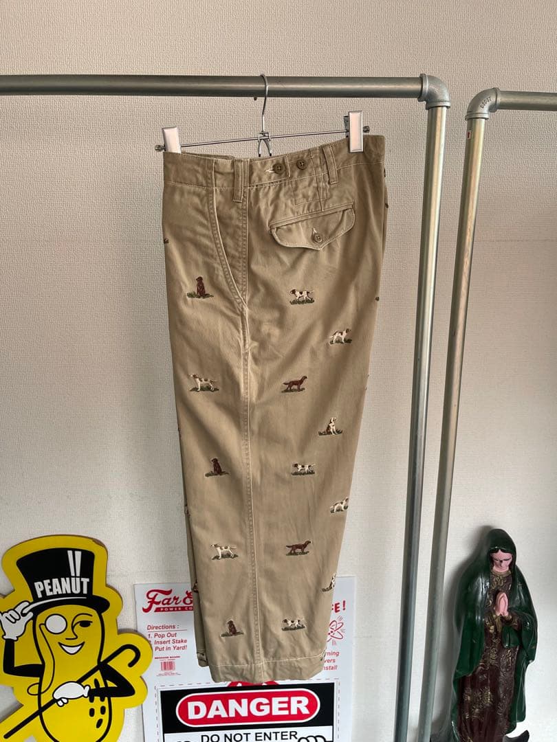 POLO Ralph lauren チノパン　犬刺繍　トラウザーズ 32×30