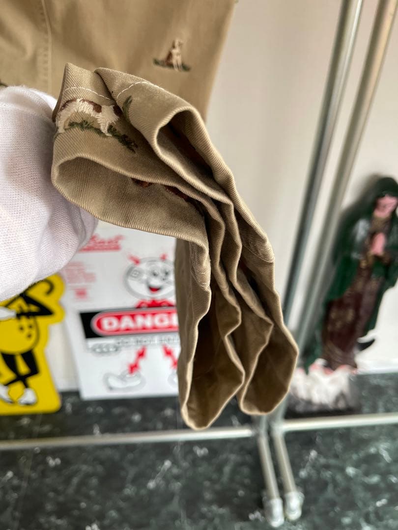 POLO Ralph lauren チノパン　犬刺繍　トラウザーズ 32×30