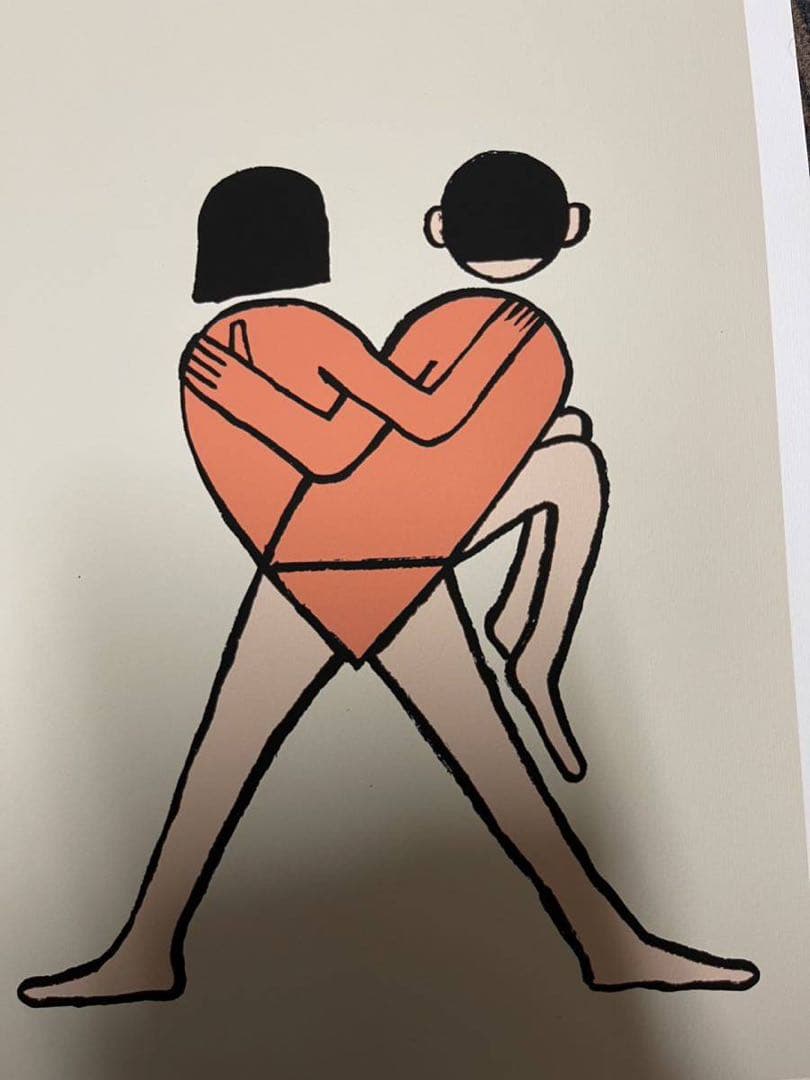 Jean Jullien ジャン•ジュリアン版画　インクジェットプリント
