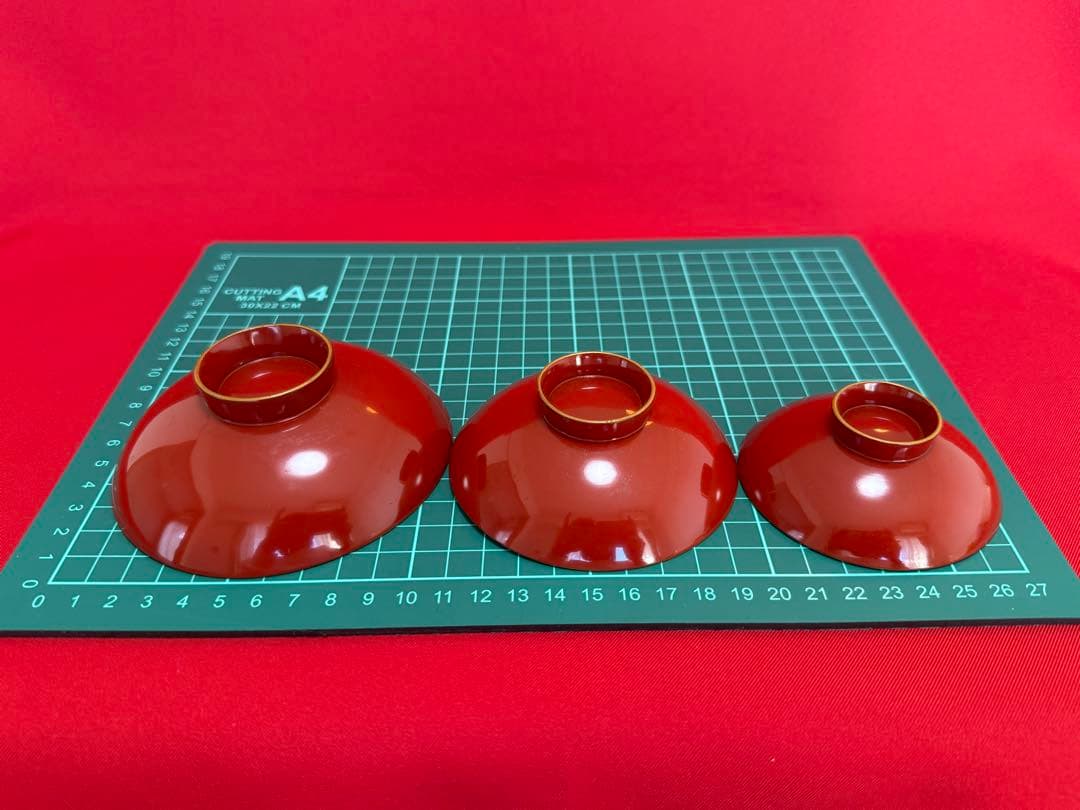 軍杯 ★☆ 盃軍 盃 軍隊 祝儀 三つ組 三ツ組 記念 漆器 記念品 時代物