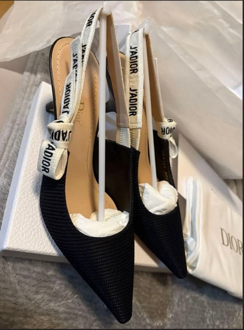 dior J'Adior スリングバックパンプス37.5