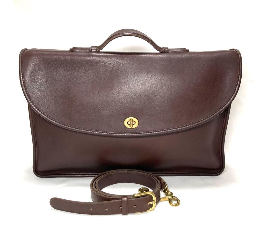 【美品】COACH オールドコーチ　ビジネスバッグ　USA　D4C-5265