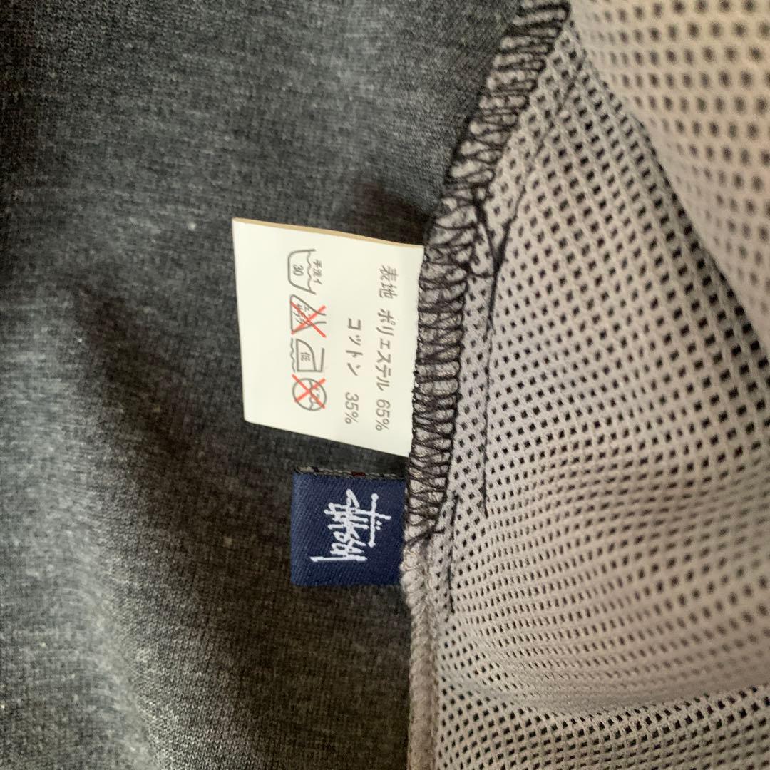 Stussy ブラック ジップアップ トレーナー