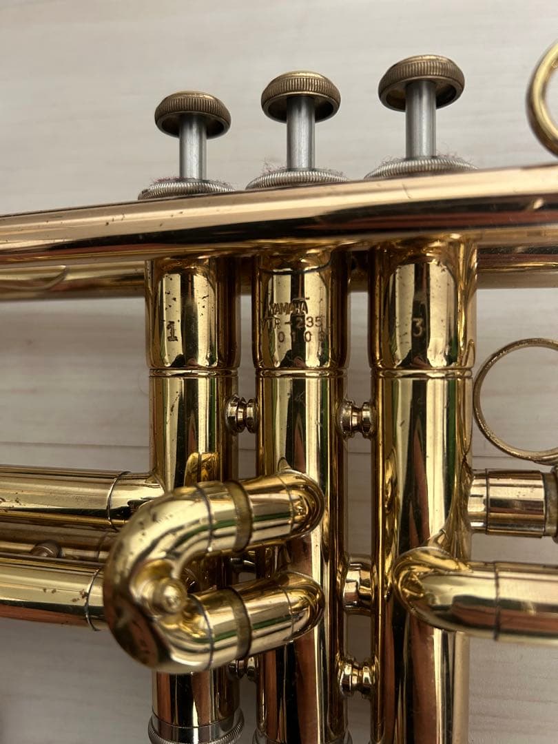 【ジャンク品】 YAMAHA トランペット YTR-235 ゴールド