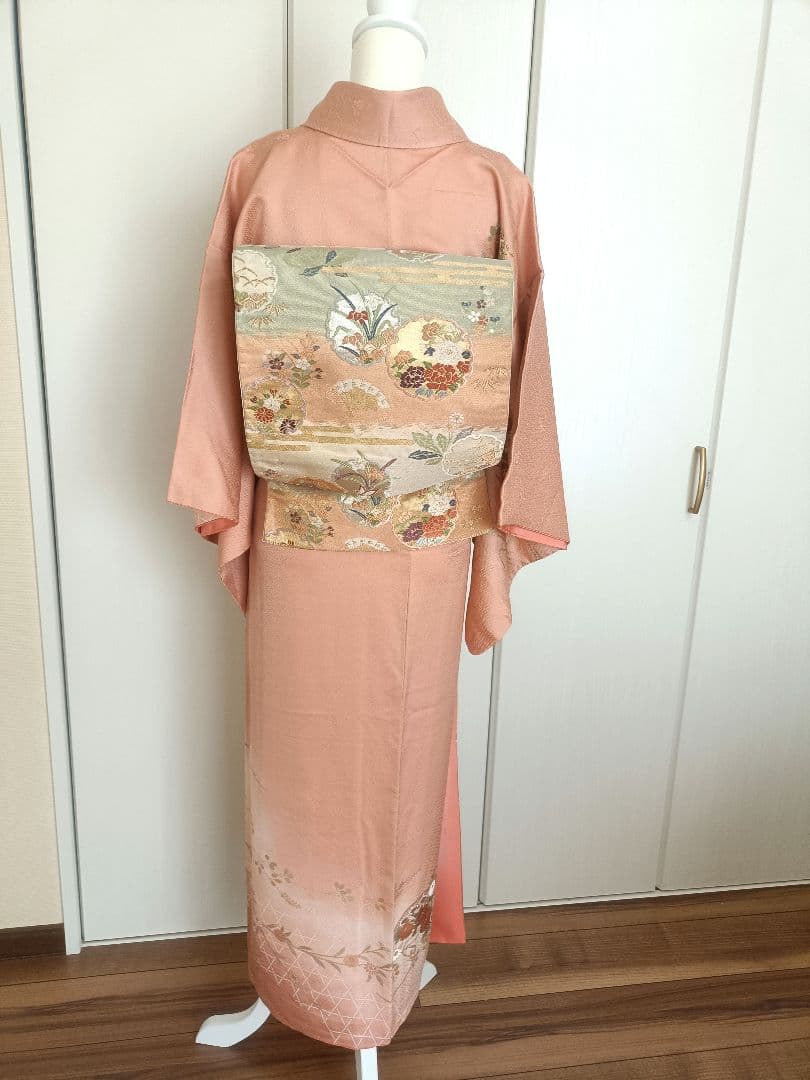 正絹訪問着　フルセット4点　入学式　卒業式　結婚式　宮参り