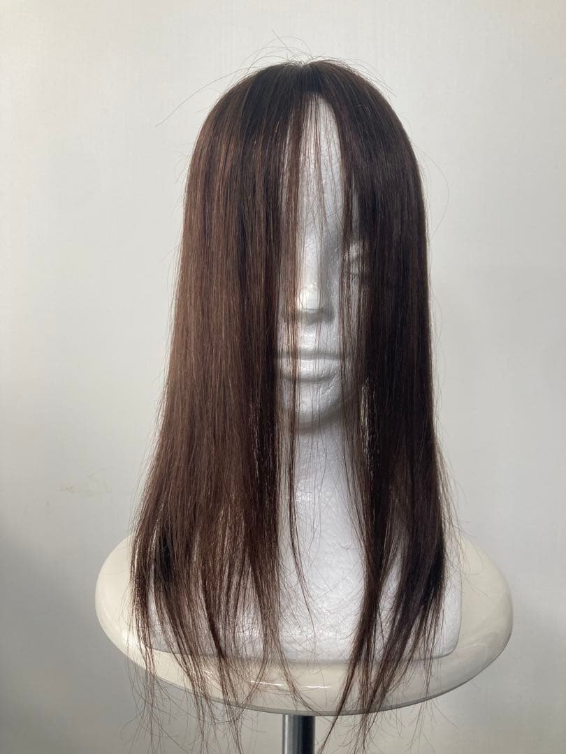 ヘアピース　部分ピース　ロング 人毛100